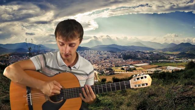 Простой бой на гитаре - Испанский бой смотреть онлайн