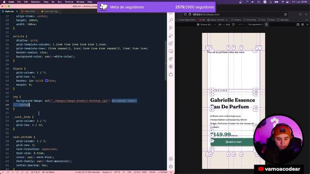 Resolviendo challenges de React 🌜👩🏻💻 - P3: fronted mentor, product card, css grid, etc. смотреть онлайн