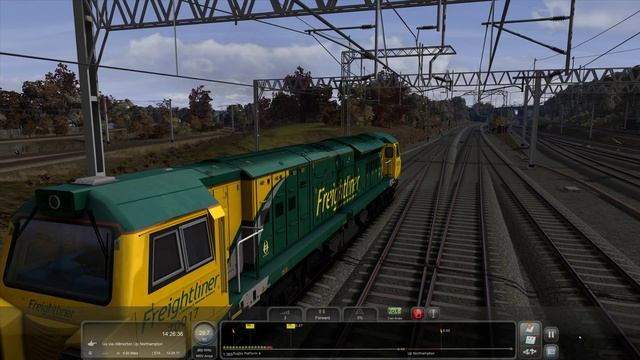Train Simulator Classic - [GE Class 70] - 4M25 Nuneaton to Daventry (DRIFT) - 4K UHD смотреть онлайн