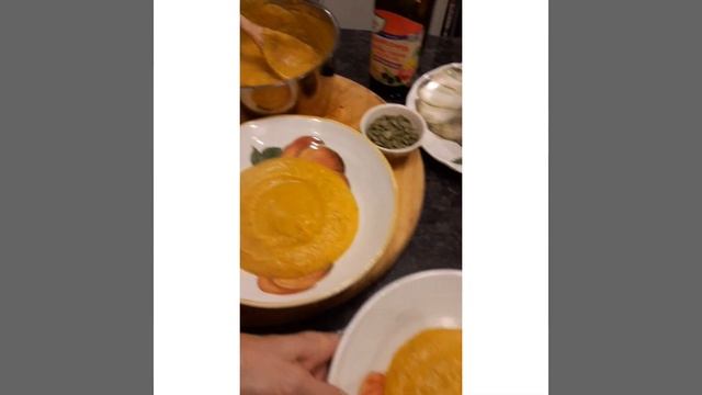 Америка. Суп-пюре из тыквы. Осенняя пора.