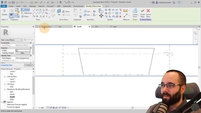 Wave Roof in Revit Tutorial - Massing in Revit смотреть онлайн