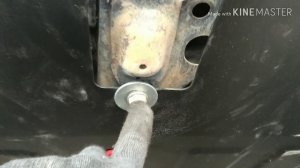 Установка защиты картера на Тойота Королла Спасио в 121 кузове.