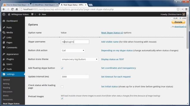 How to Show Your Skype Contact and Skype Status in WordPress смотреть онлайн