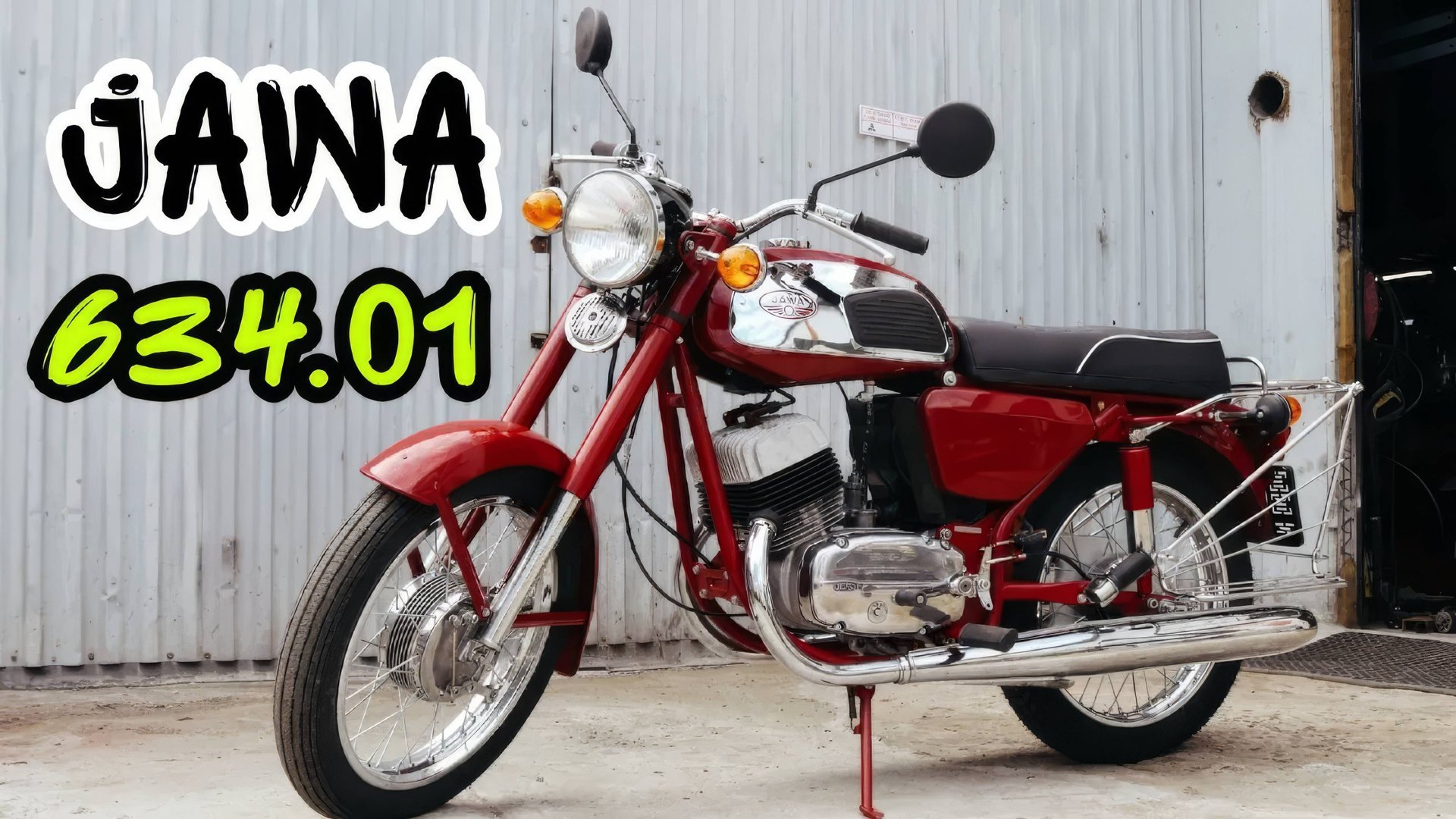 Мотоцикл Ява 634.01 от мотоателье Ретроцикл. смотреть онлайн