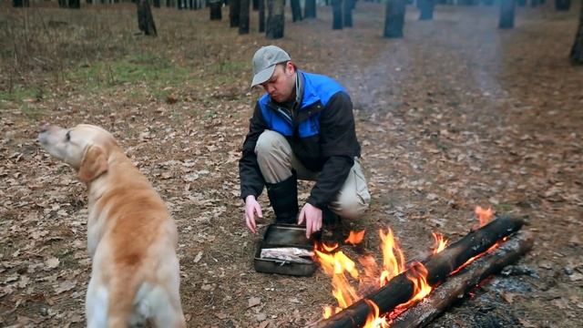Мини-коптильня. Как быстро закоптить рыбу на природе. смотреть онлайн