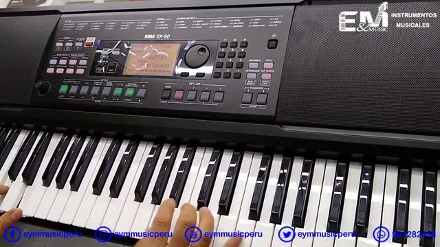 TECLADO KORG EK50 RITMOS PERUANOS DE USUARIO смотреть онлайн