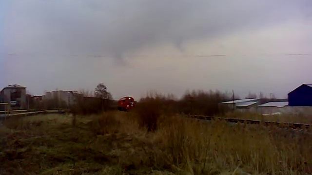 ТЭП70БС-070 с пригородным поездом Воткинск-Ижевск смотреть онлайн