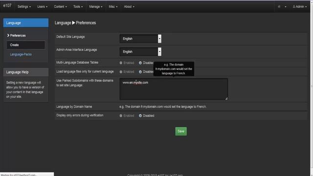 Extra Settings for a Powerful Website #6 e107 tutorial for beginners смотреть онлайн