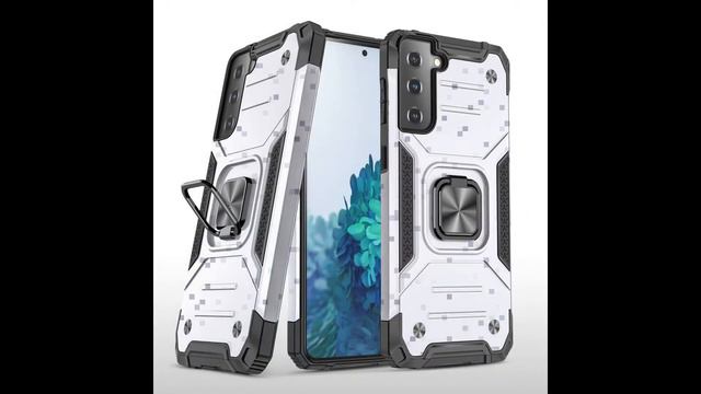 Magnetic Ring Case For Samsung Galaxy S21/ S21 Plus/ S21 Ultra | Heavy Duty Shockproof Cover смотреть онлайн