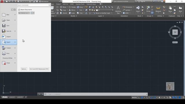 Application Menu in AutoCad | Use of Application Menu | AutoCad for Mechanical & Civil Engineering смотреть онлайн