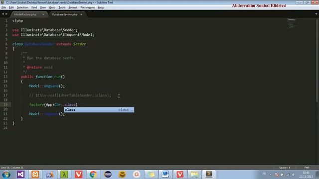 Laravel 5.1 use Model Factories & Seed | Easy Way смотреть онлайн