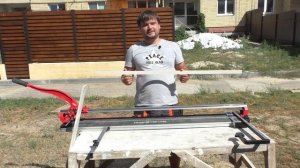 Режем керамогранит 1200мм.