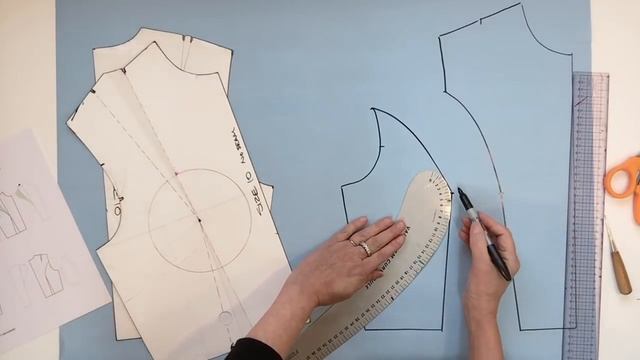 Princess line bodice, pattern. смотреть онлайн