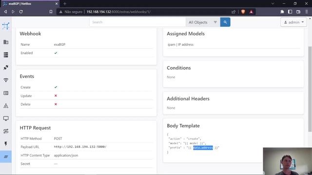 Netbox Webhoocks integration with exaBGP смотреть онлайн