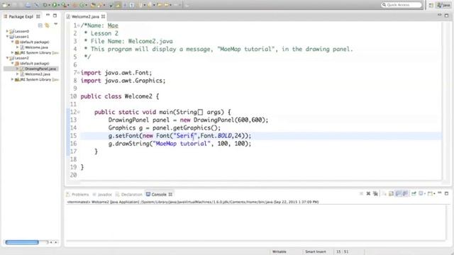 Java: 2-1 Changing Font and Color смотреть онлайн
