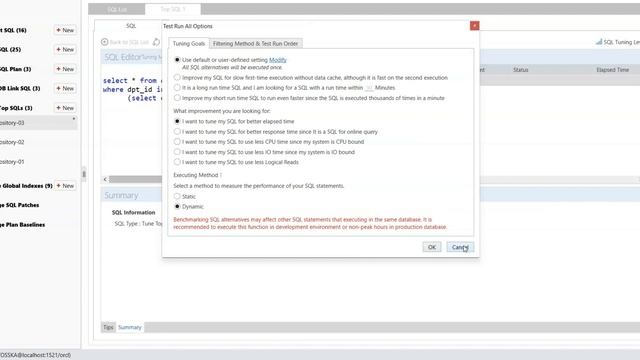 DBAO Tune Top SQL смотреть онлайн