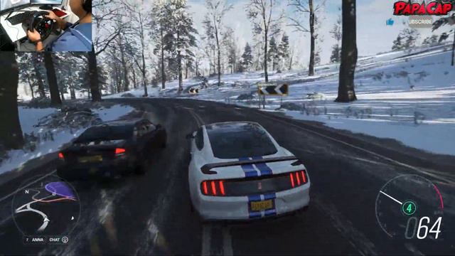 Ford Shelby Mustang GT350R | Forza Horizon 4 | Logitech G29 Wheel Gameplay | PapaCap смотреть онлайн