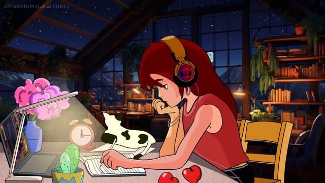 lofi hip hop radio ~ beats to relax/study ✍️👨🎓📚 Music for your study time at home 💖🍀 Chill Lofi смотреть онлайн