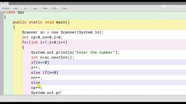 Write a program to enter the numbers till the user wants nd at the end it should display the ..... смотреть онлайн