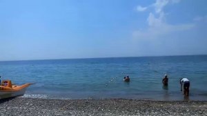 Пляж пансионата МГУ Буревестник пос.Вишневка.Лазаревский р-он.