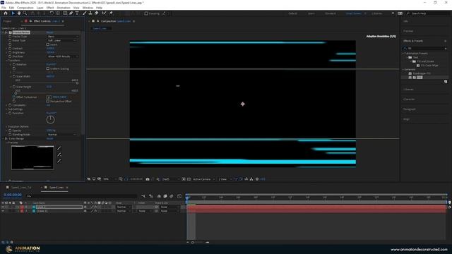 Easy Motion Graphic Speed Lines in After Effects | Tutorial смотреть онлайн