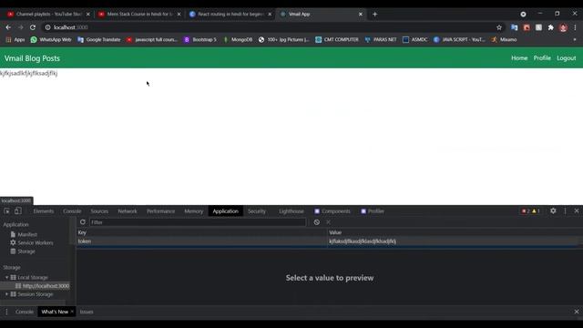 how to get profile data in react js for beginners in hindi for mern stack project смотреть онлайн