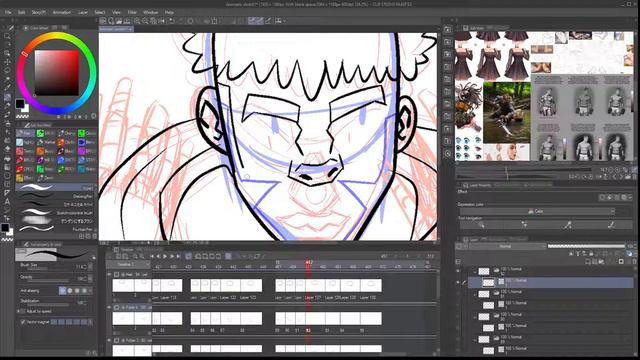 How I do Animation in Clip Studio Paint EX смотреть онлайн