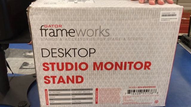EMI Audio - Gator Desktop Studio Monitor Stand смотреть онлайн