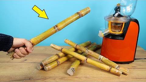 Можно ли выжать сок из Сахарного тростника в обычной соковыжималке! смотреть онлайн