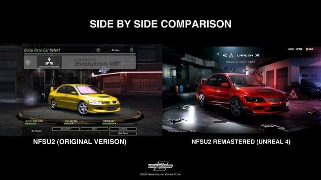 NFS Underground 2 Remaster UE4 vs. NFS U2 Original Version (COMPARISON) смотреть онлайн