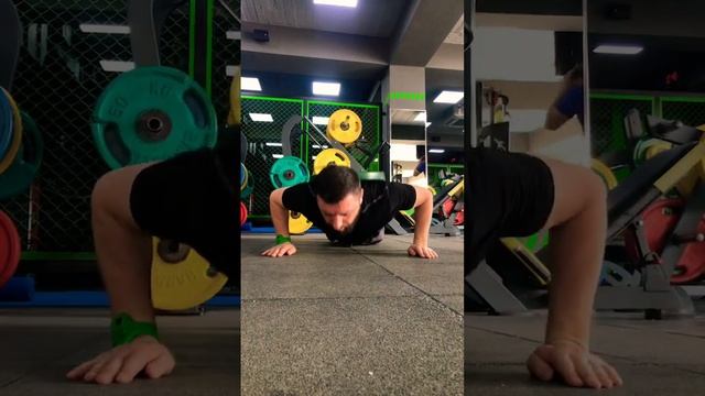 Отжимания широким хватом +10кг смотреть онлайн
