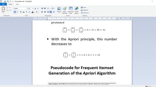 Apriori Algorithm for Frequent Itemset Generation смотреть онлайн