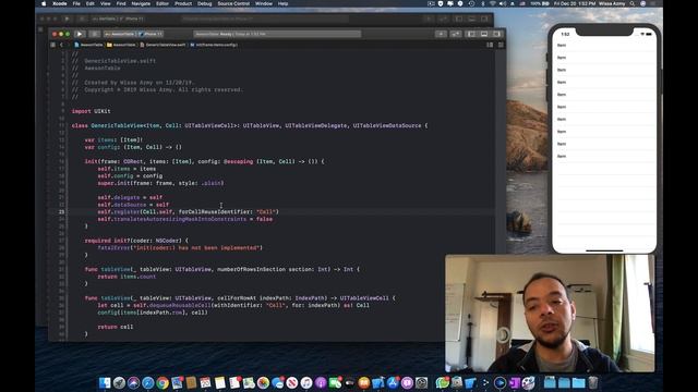 How to create a Reusable Generic UITableView смотреть онлайн
