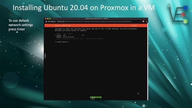 Installing Ubuntu Server 20.04.02 in Proxmox VM смотреть онлайн