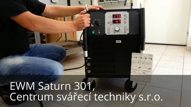 Ovládání a funkce svářečky EWM Saturn 301 смотреть онлайн