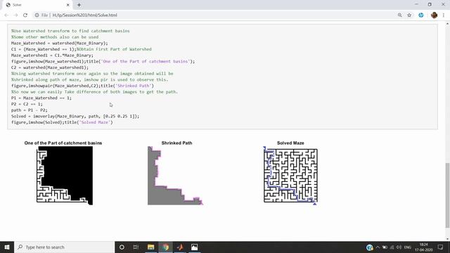 Maze Solving | Digital Image processing | Matlab смотреть онлайн