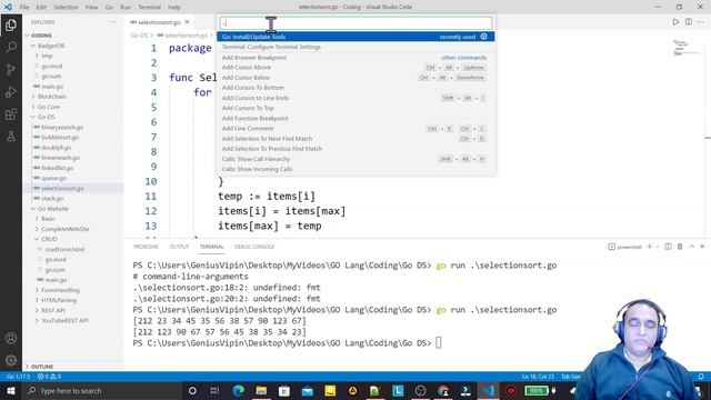 Golang Tutorials -36- VS Code auto import package problem solution for Golang | Dr Vipin Classes смотреть онлайн