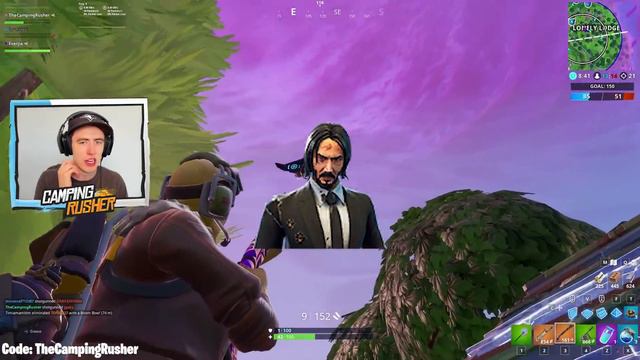 The FREE John Wick Rewards in Fortnite! | 2 Skins, Umbrella, Wrap! смотреть онлайн
