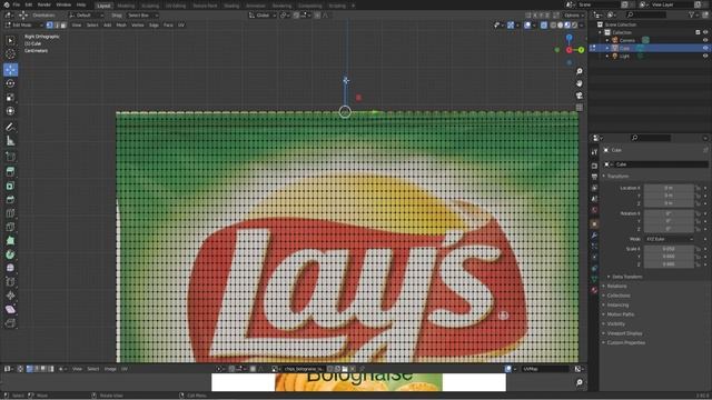 Create a realistic chips bag in 1 Minute in Blender смотреть онлайн