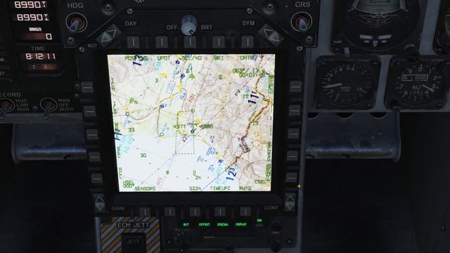 DCS World 2.5 | F/A-18C | Навигация смотреть онлайн