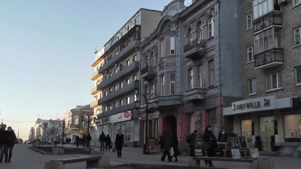 Город Самара. Улица Ленинградская и его обитатели в воскресный день 24 ноября.