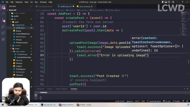 ?Image Uploading Module using React | Blogging Project in Hindi смотреть онлайн