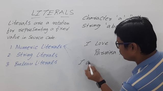 L 7: LITERALS ( NUMBERS & STRINGS ) PYTHON PROGRAMMING | PYTHON COURSE FOR BEGINNERS смотреть онлайн