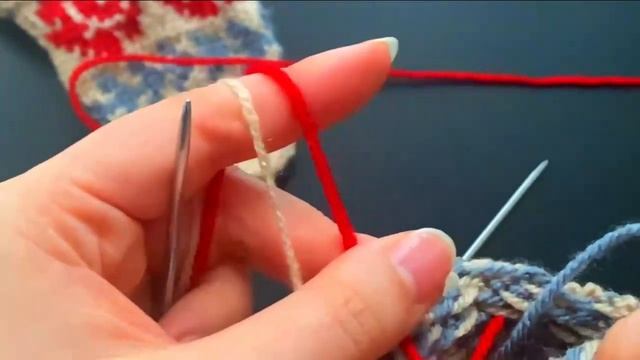 Красивый и легкий жаккард для следков (#knittingtutorialforbeginners #knittingsocks #вязаныеноски)