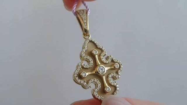 Очень красивый золотой крестик от Эстет (Геворкян) - S263767, заказать на сайте svita.shop смотреть онлайн