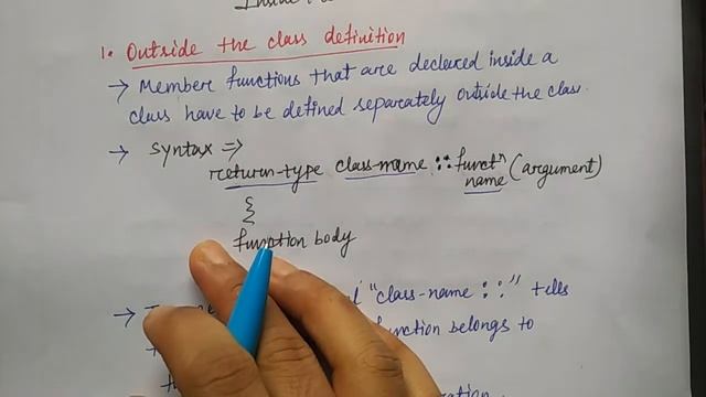 function definition in c++ in hindi | Outside class| Object oriented C++ | Lec-56 | Niharika panda смотреть онлайн