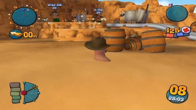 Прохождение Worms 4 Mayhem #8 (мины и только мины) смотреть онлайн