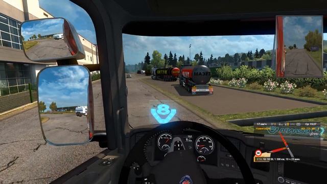 36/ ETS 2/ Scania - косячный эвакуатор/ Арзамас 16 (RUS) - ДПС 11 (RUS)/ map of Russian open spaces смотреть онлайн