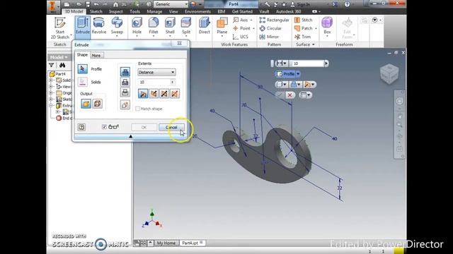 Autodesk Inventor - One (1) Sketch for Multiple Use смотреть онлайн