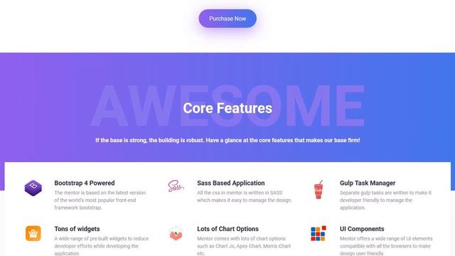 Mentor - Bootstrap 4 Admin Dashboard Template смотреть онлайн